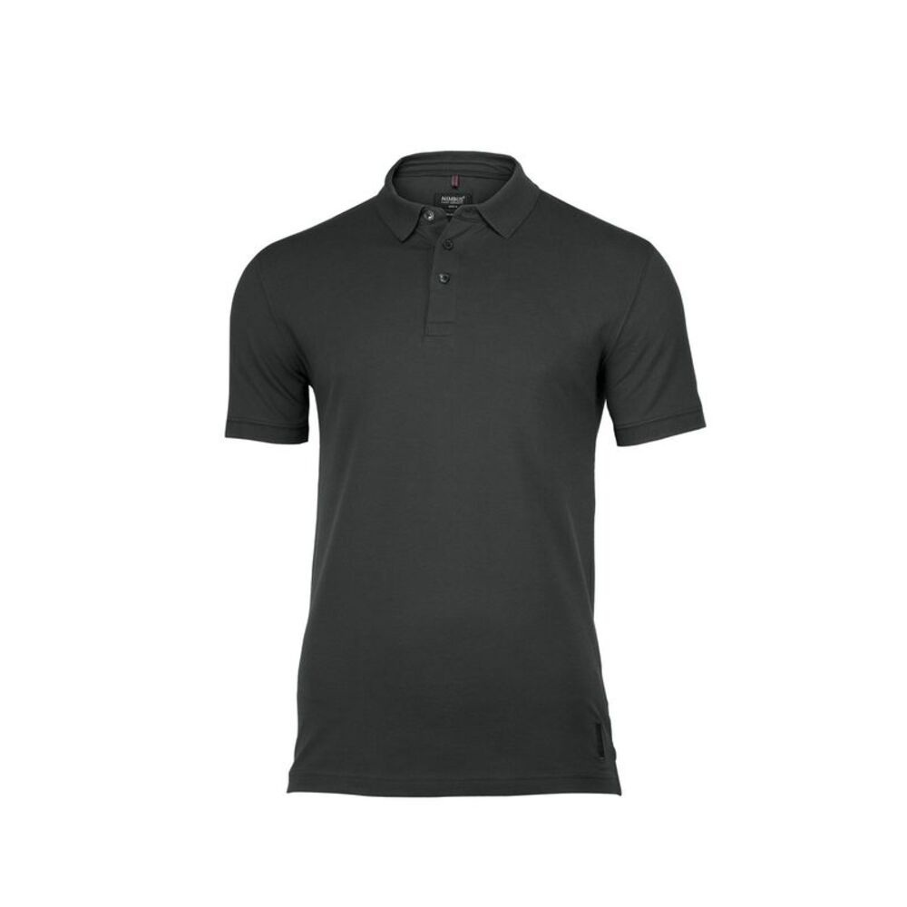 Nimbus Mens Harvard Stretch Deluxe Polo Shirt / Charcoal